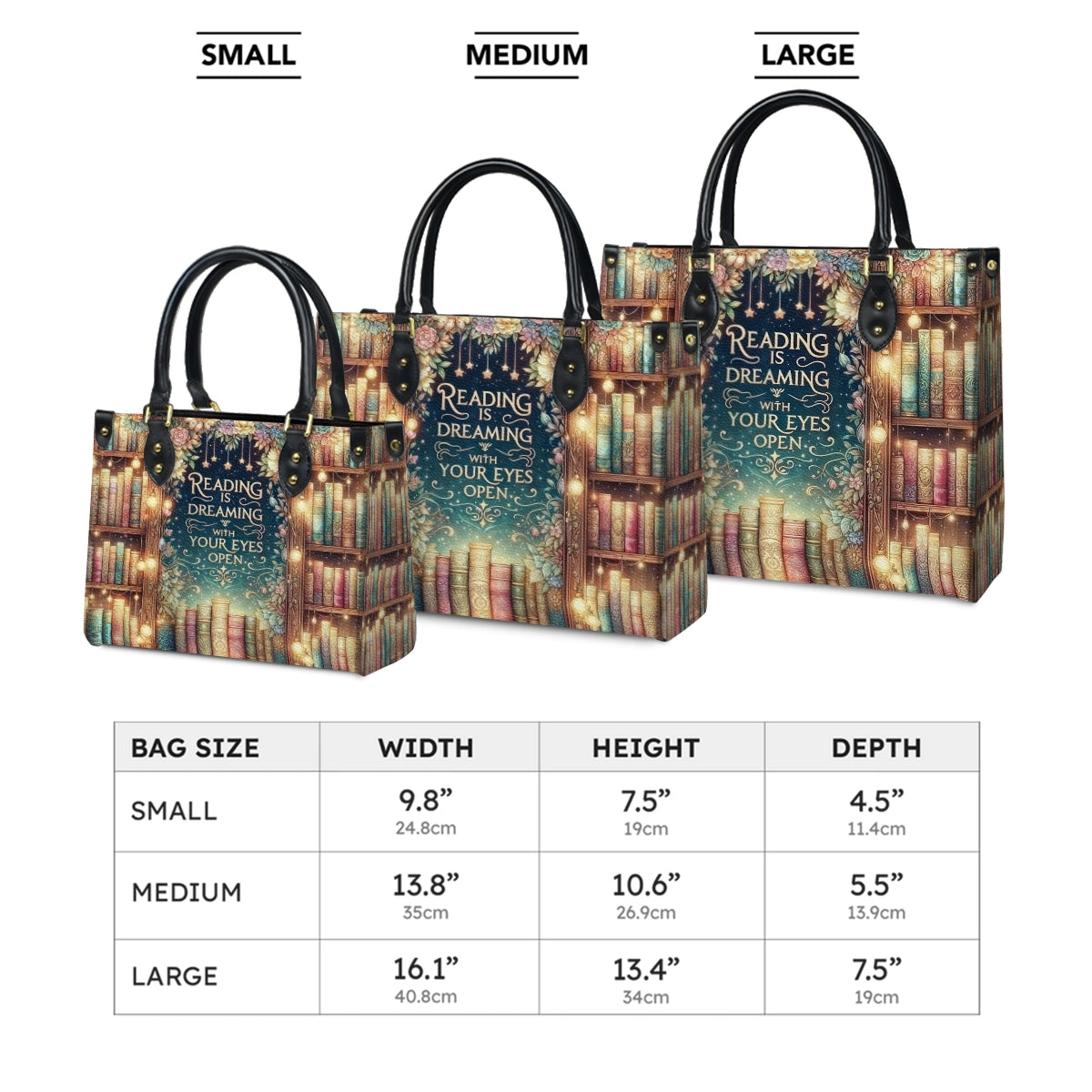 Shineful Leather Bag Midnight Reader