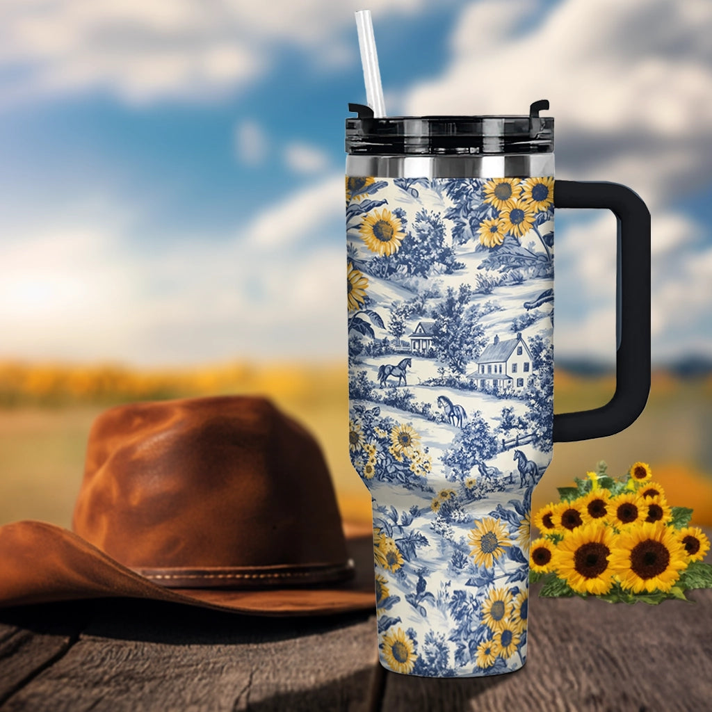 Shineful Tumbler Texas Sunflower Heritage