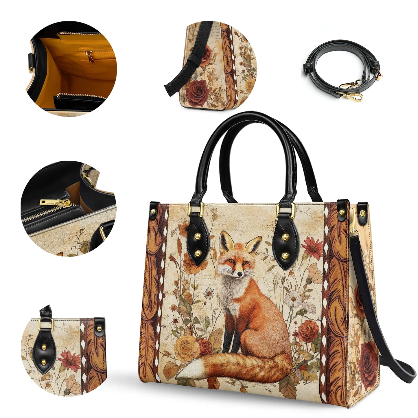 Shineful Leather Bag Whispers of the Fox