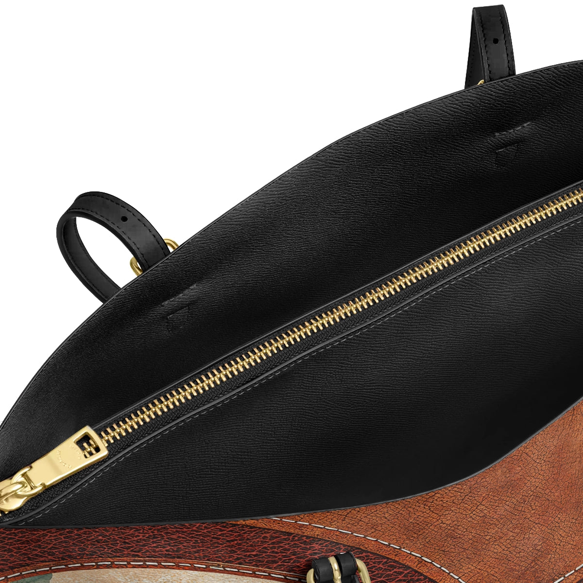 Shineful Leather Tote Bag - The Saddle Bond