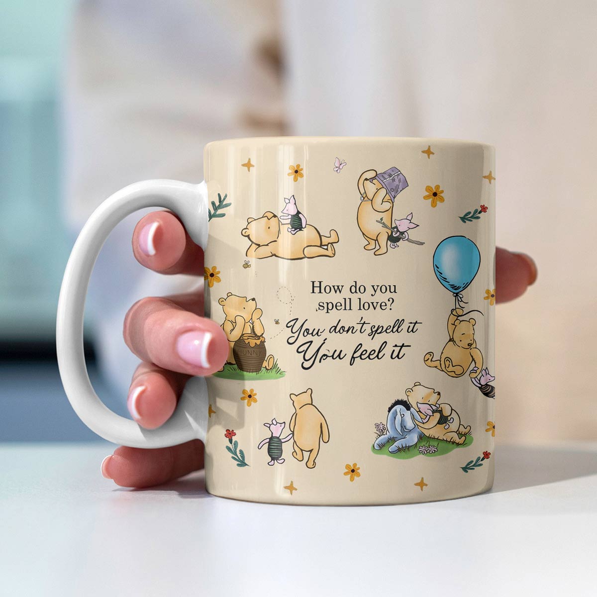 Shineful Ceramic Pooh The Love
