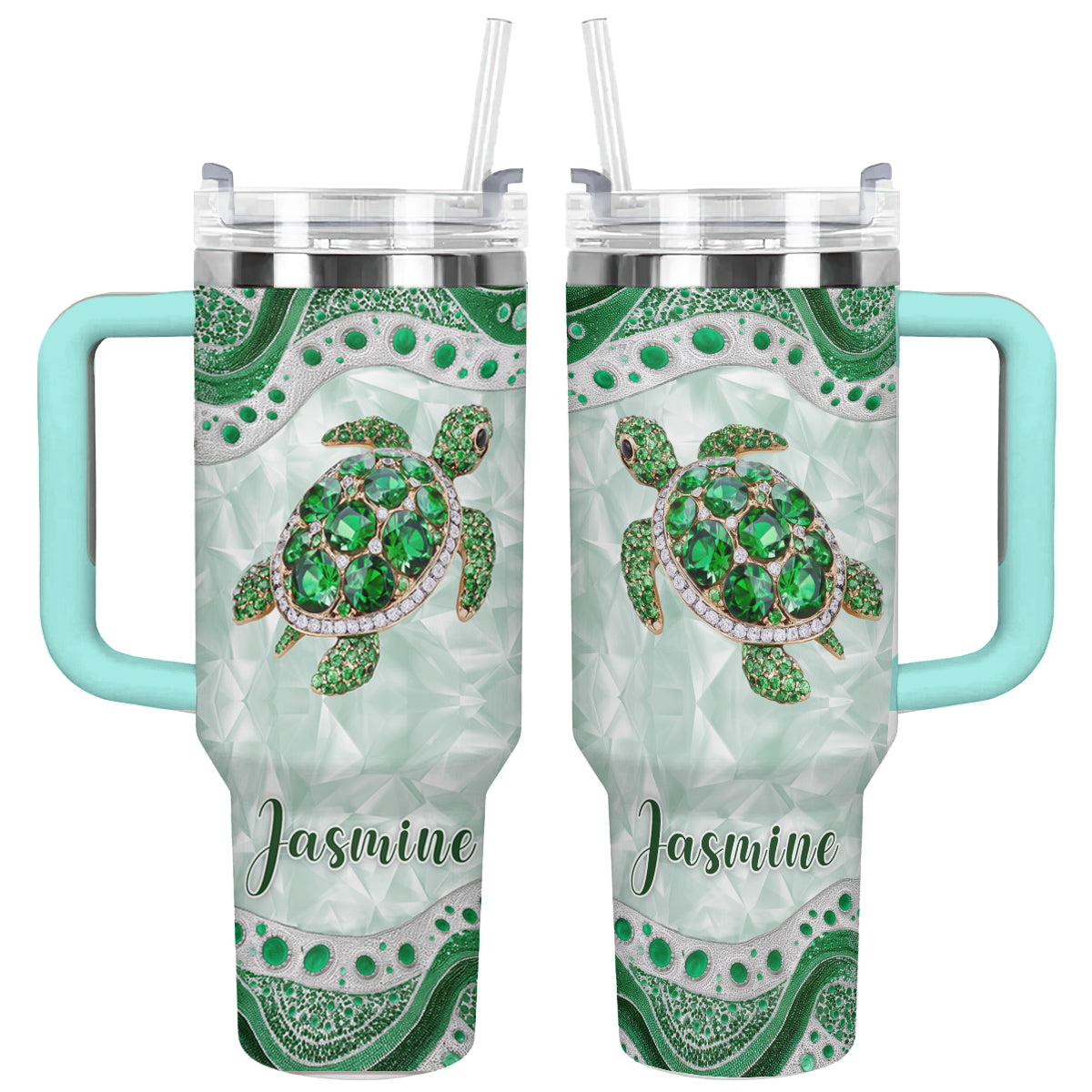 Shineful Tumbler Crystal Sea Turtle
