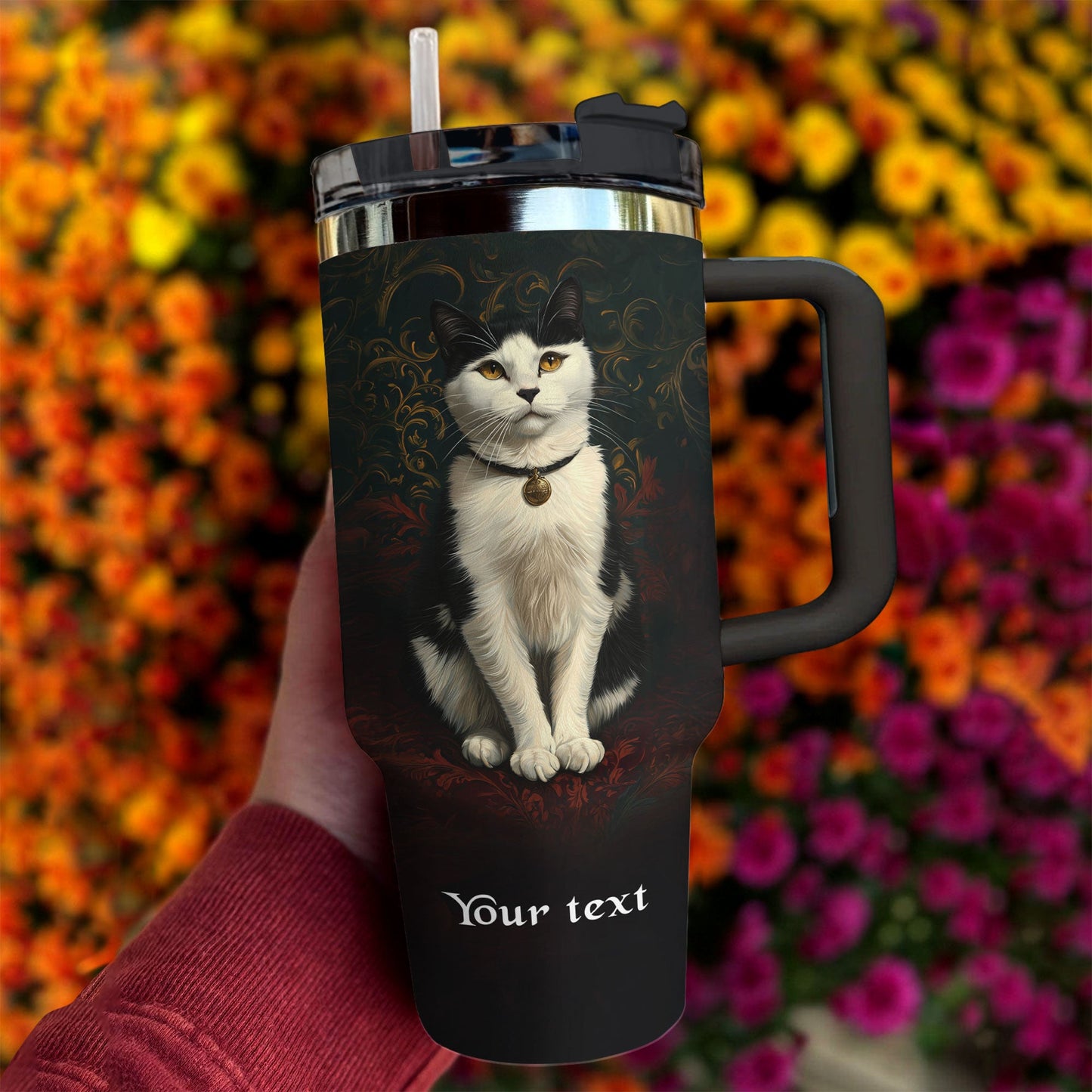 Shineful Tumbler - Personalized Royal Cat