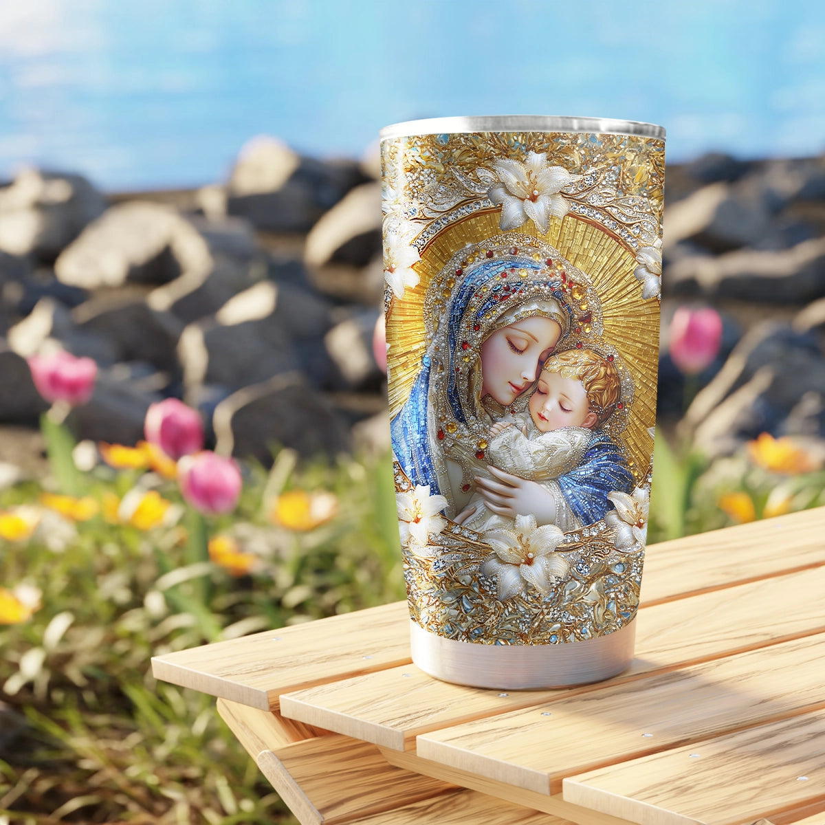 Shineful 20oz Tumbler - Holy Embrace