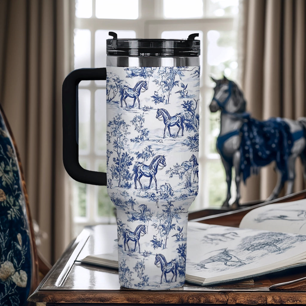 Shineful Tumbler Toile Horse Dream