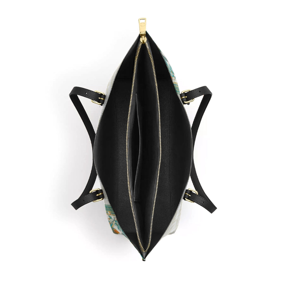 Shineful Leather Tote Bag - Hummingbird Harmony