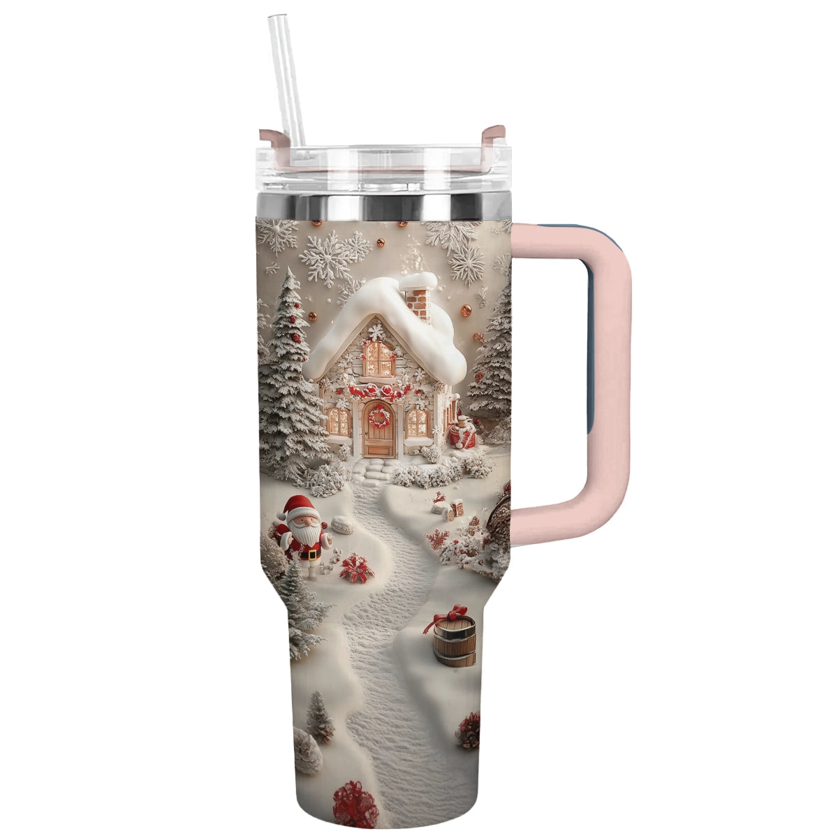 Shineful Glossy Tumbler Holiday Lights Christmas