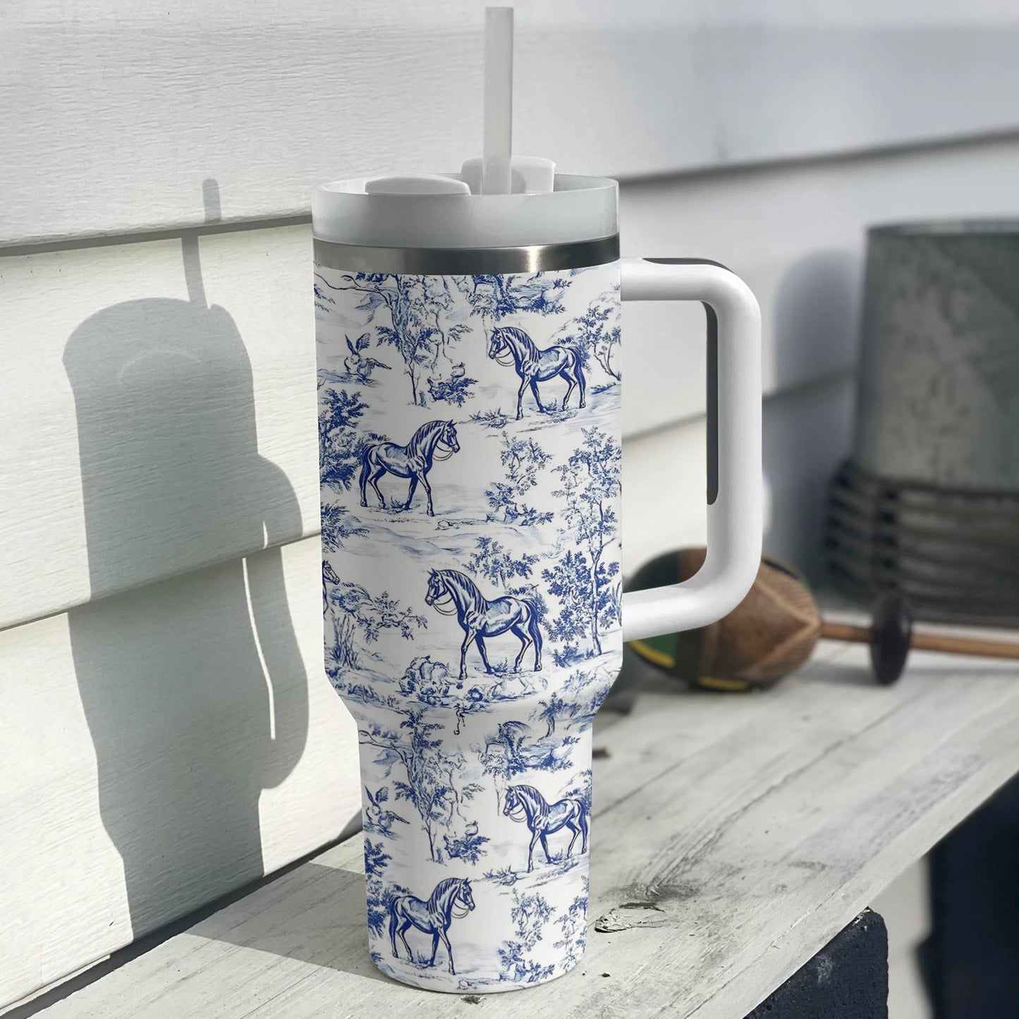 Shineful Tumbler Toile Horse Dream