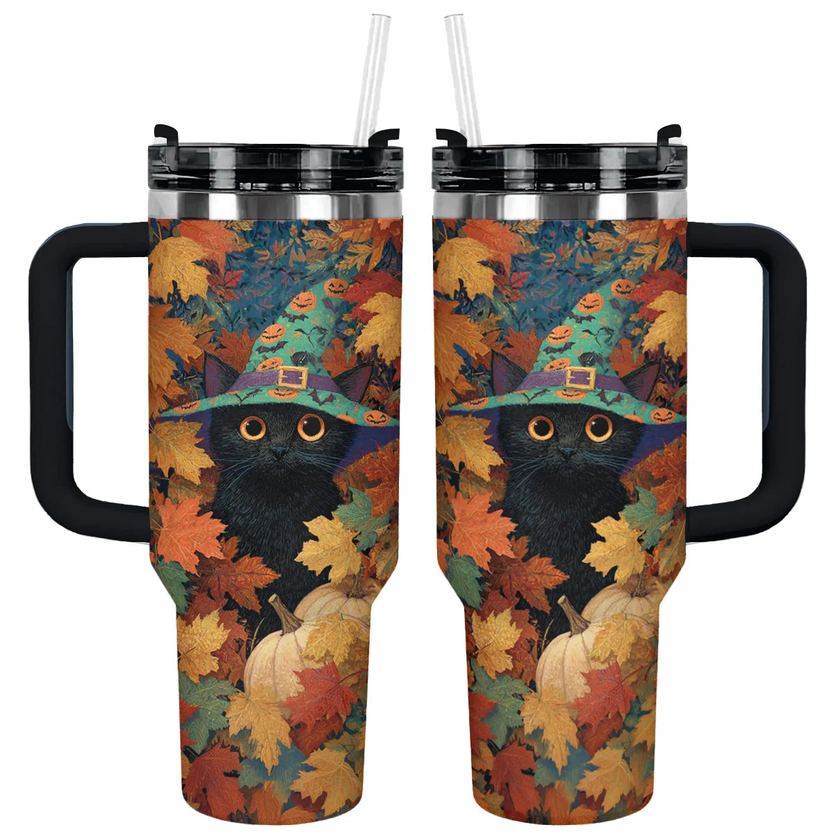 Shineful Tumbler Witchy Cat Autumn