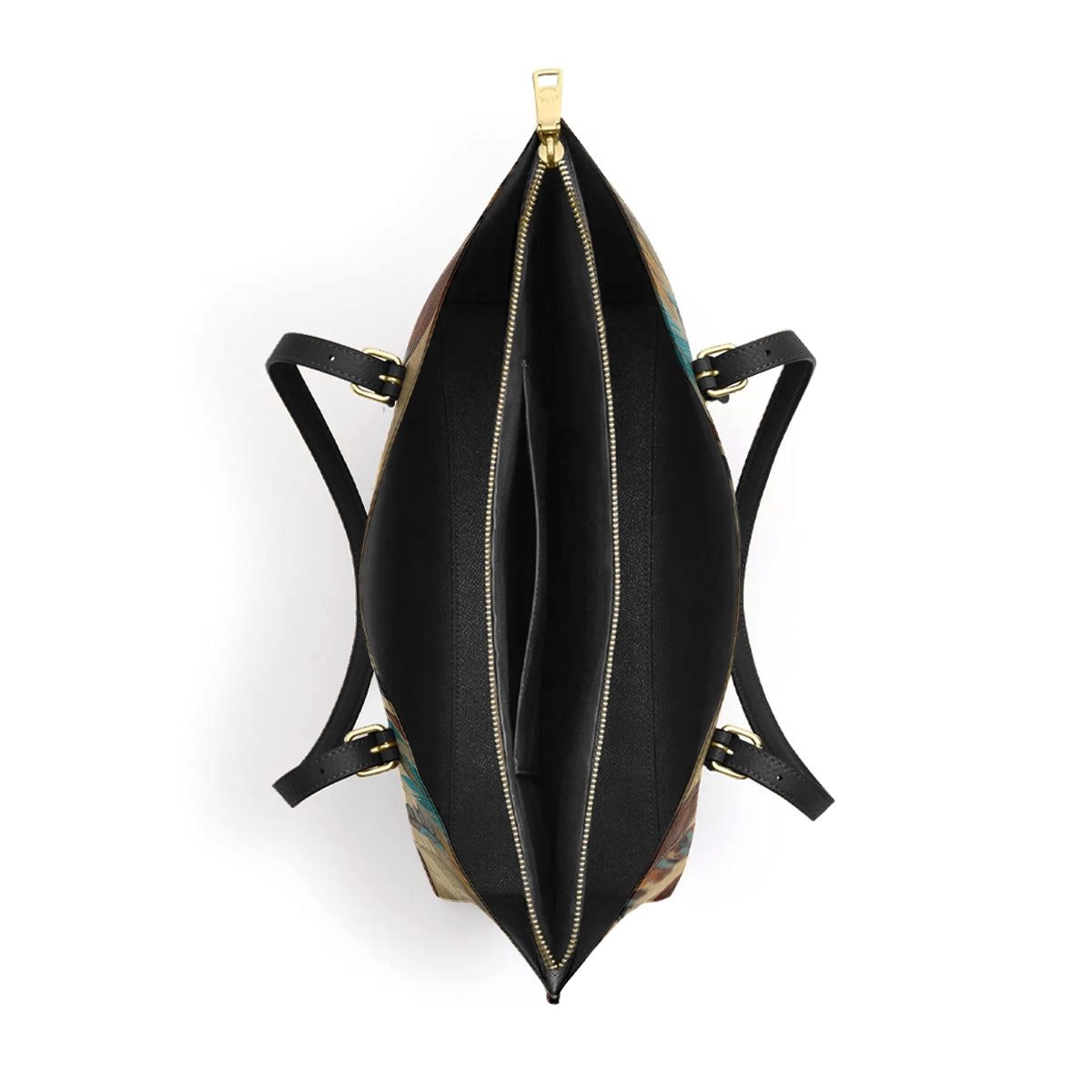 Shineful Leather Tote Bag - Tribal Spirit Stallion