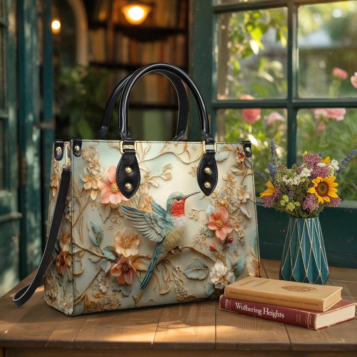 Shineful Leather Bag Hummingbird Whisper