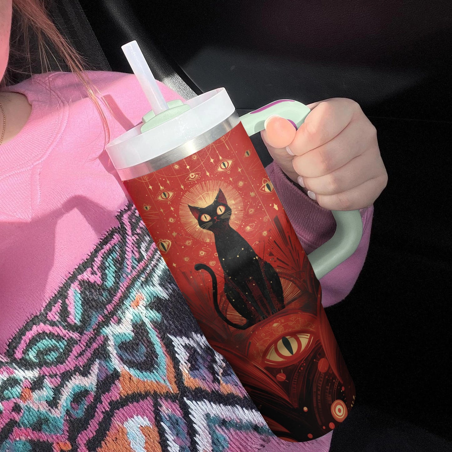Shineful Tumbler Cat Mystic Gaze