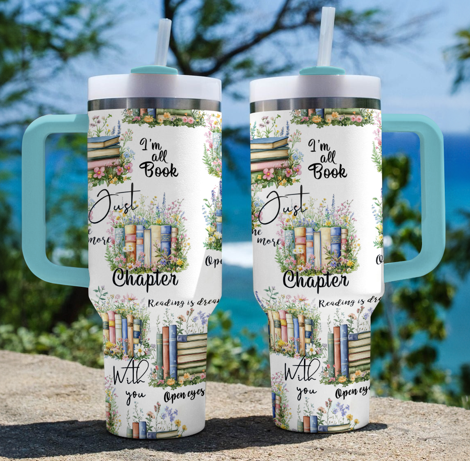 Shineful Tumbler Vivid Pages & Floral Dreams