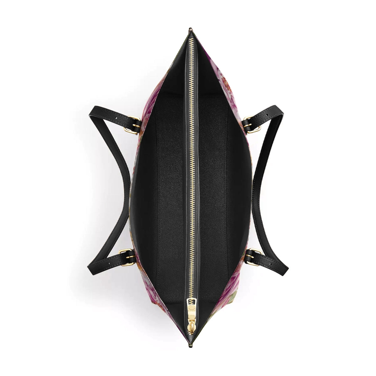 Shineful Leather Tote Bag - Ethereal Flight Hummingbird