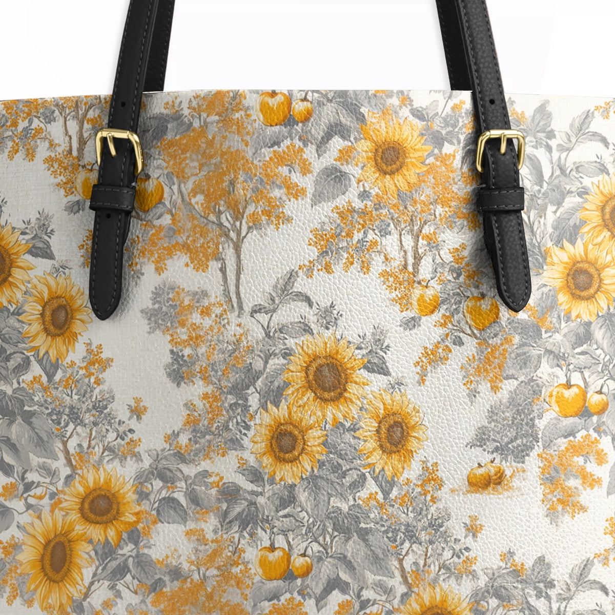 Shineful Leather Tote Bag Georgia Sunshine Sunflower