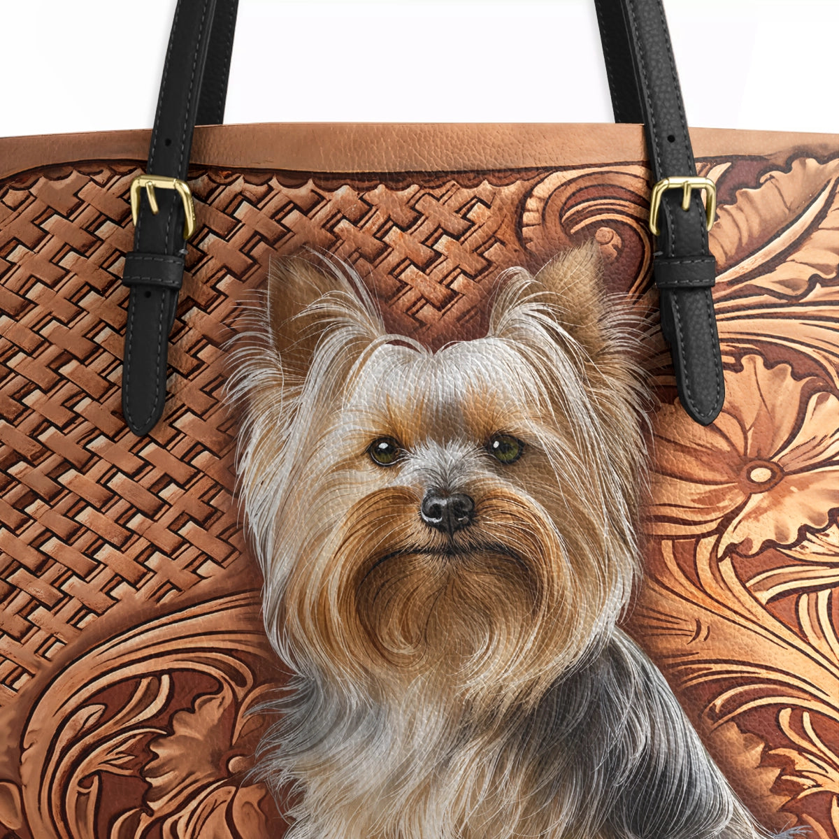 Shineful Leather Tote Bag Yorkshire Elegance