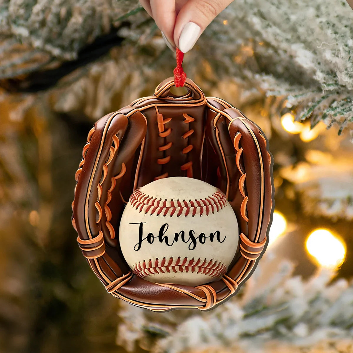 Shineful 2D Acrylic Ornament Baseball Spirit