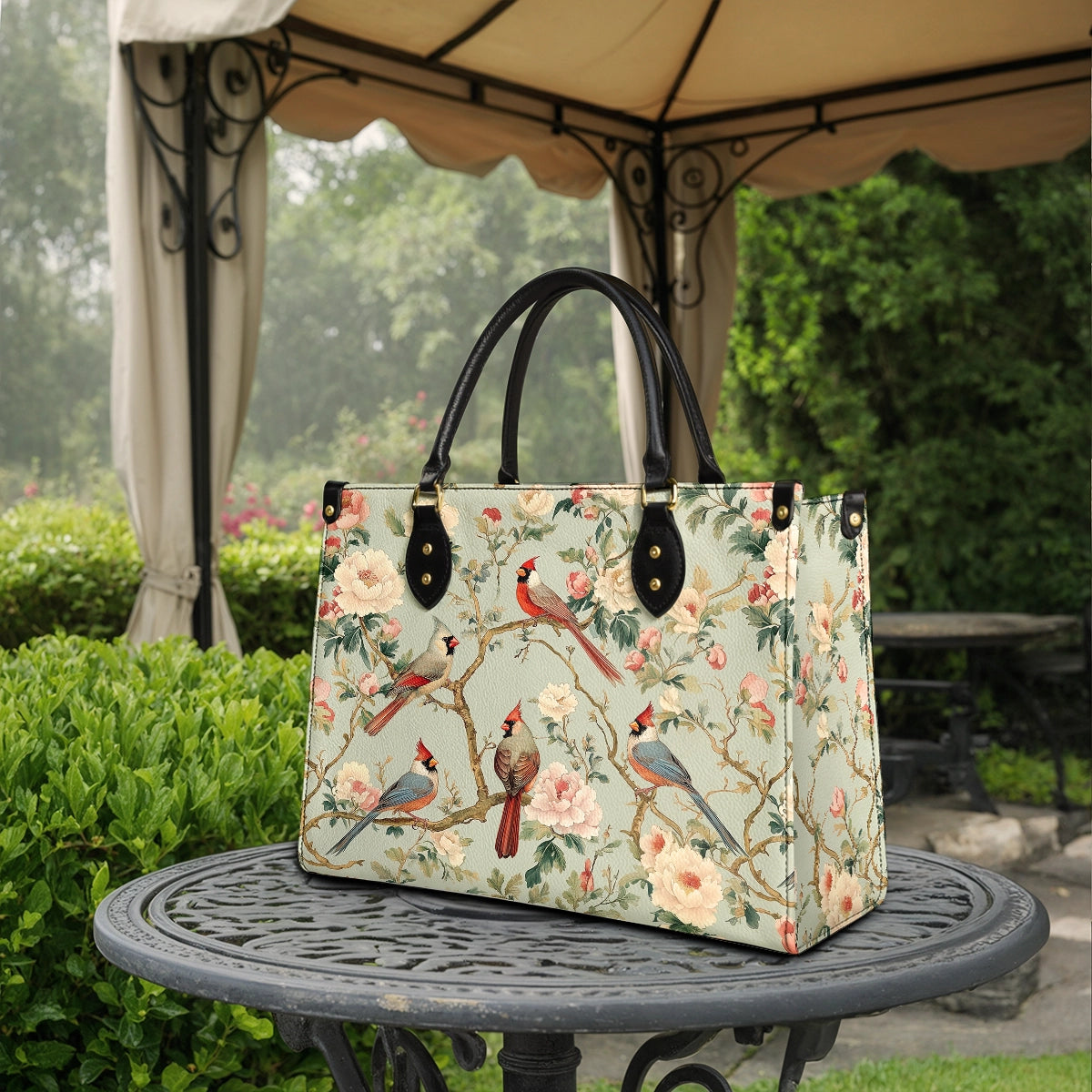 Shineful Leather Bag Cardinal Bloom