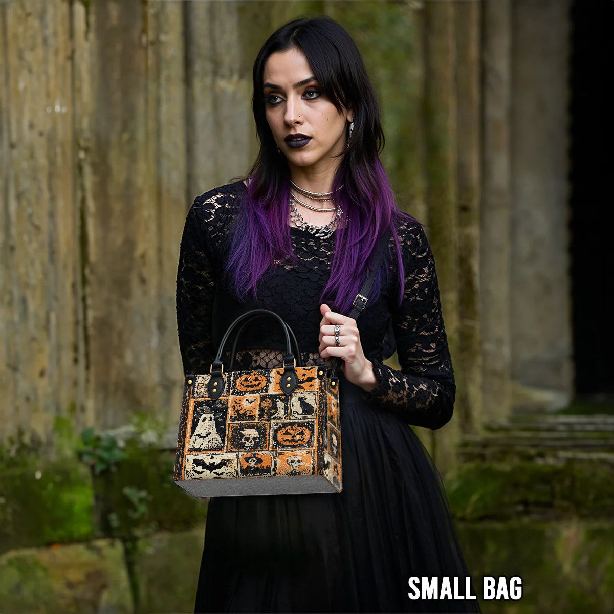 Shineful Leather Bag Mystic Halloween Charm
