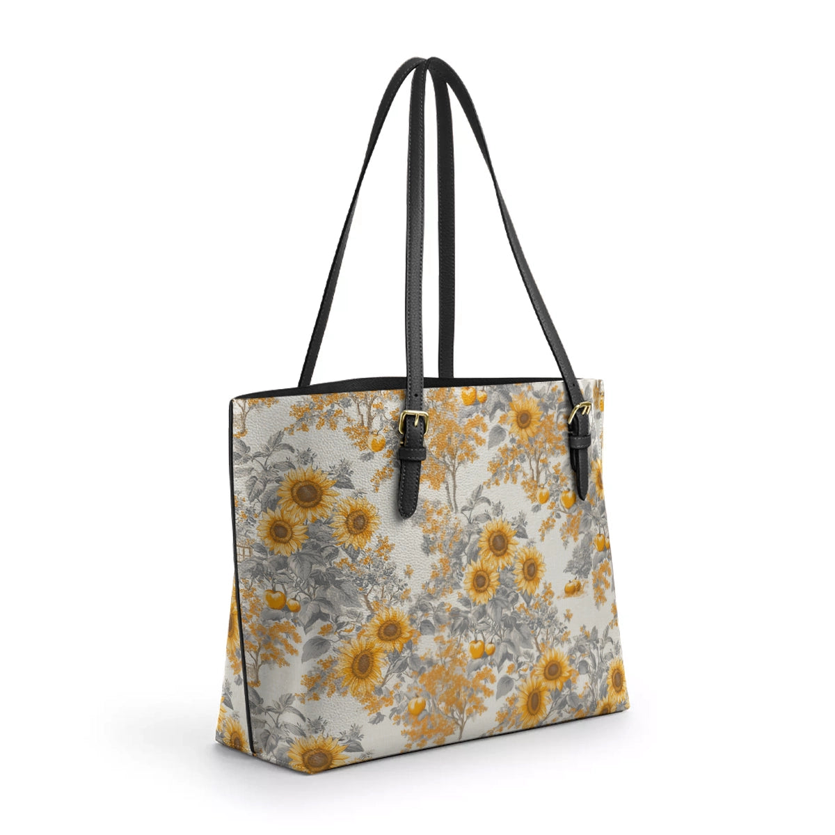 Shineful Leather Tote Bag Georgia Sunshine Sunflower
