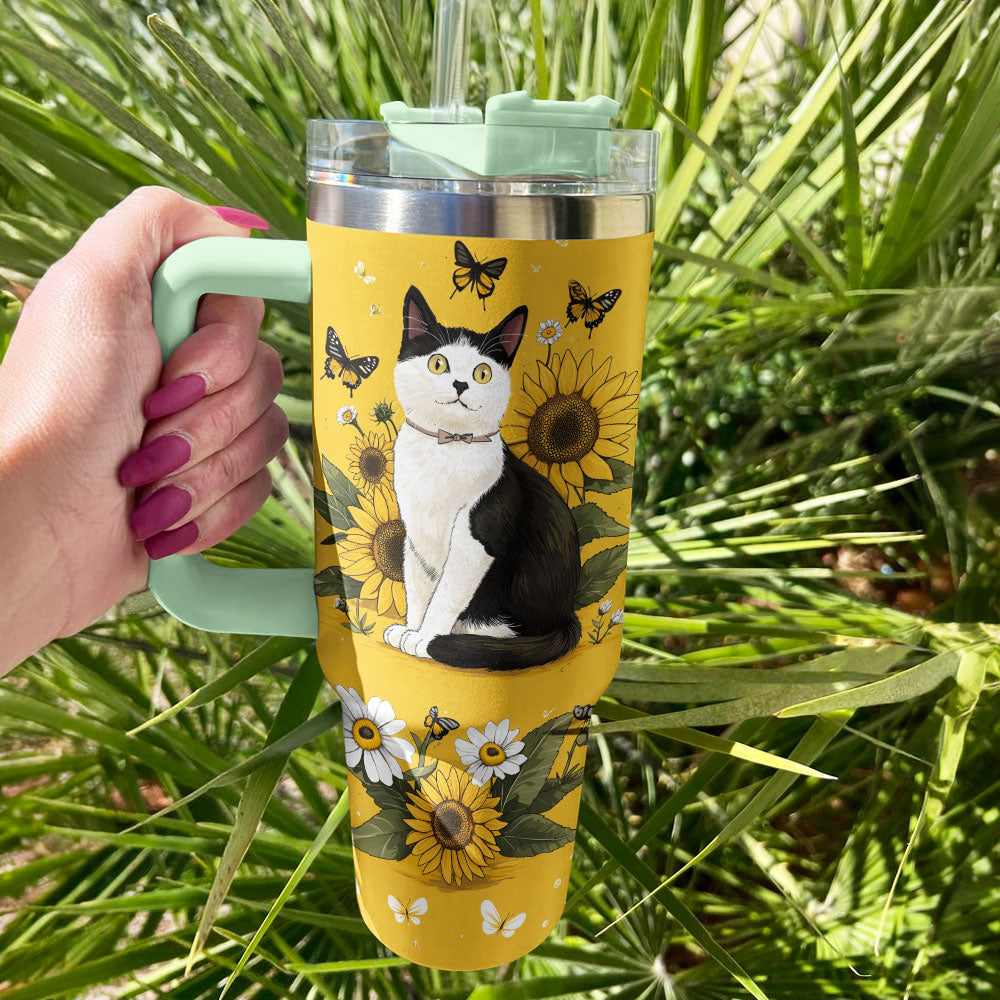 Shineful Tumbler - Sunflower Cat