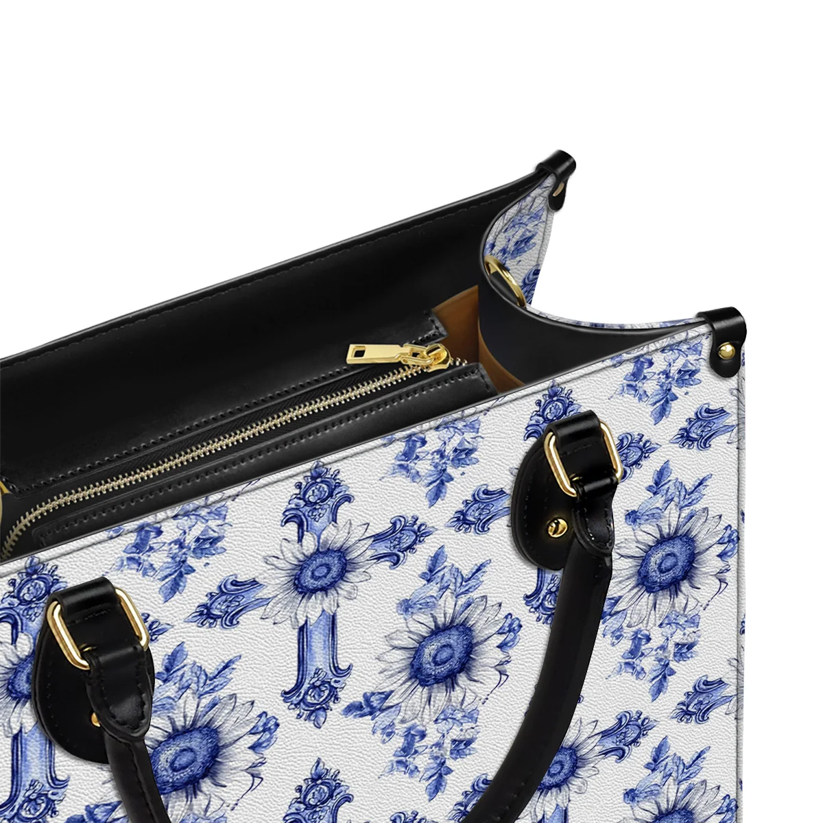 Shineful Leather Bag Sunflower Blooming With Grace