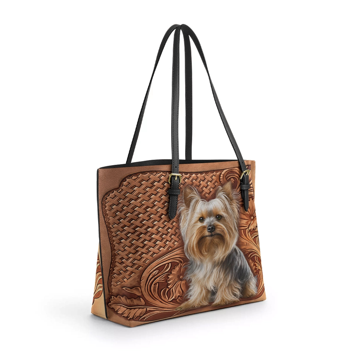 Shineful Leather Tote Bag Yorkshire Elegance