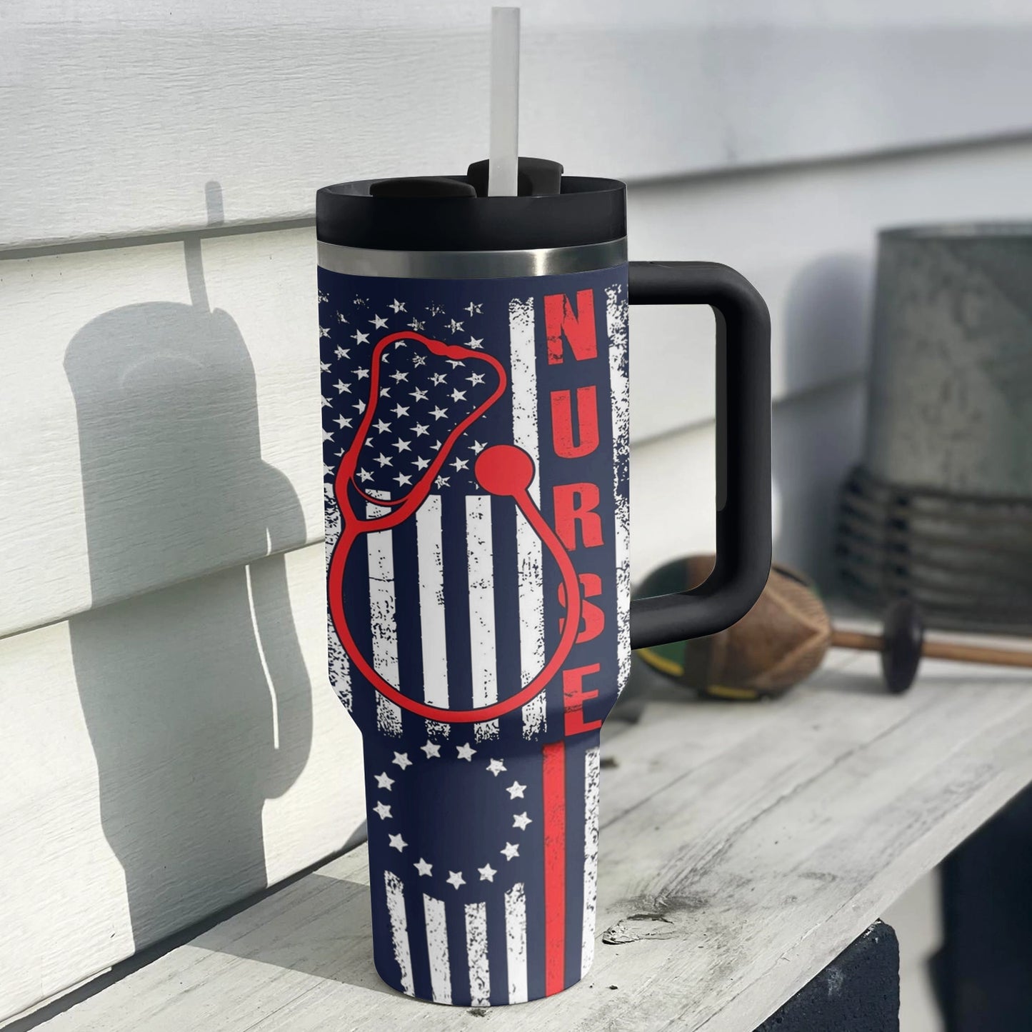 Shineful Tumbler Nurse Proud