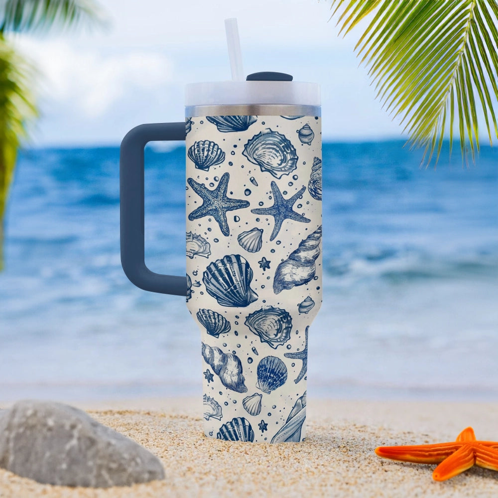 Shineful Tumbler Seashell Serenity