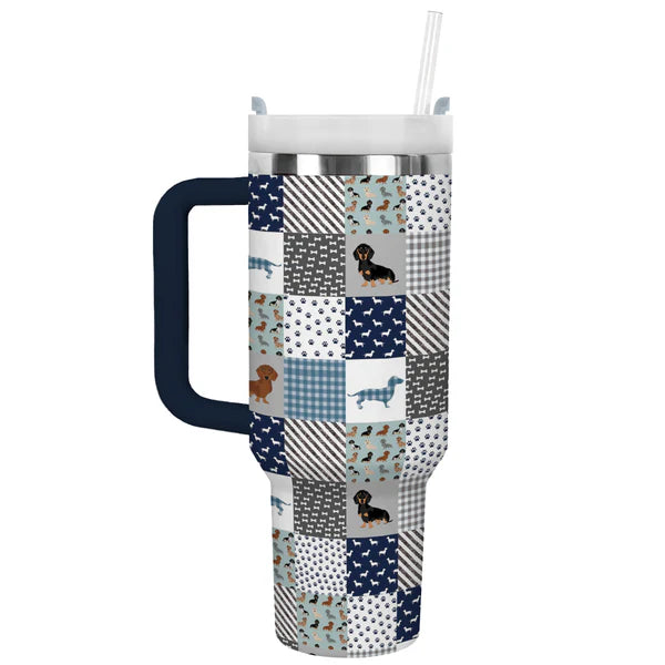 Shineful Bundle Beach Bag And Tumbler Dachshund Delight