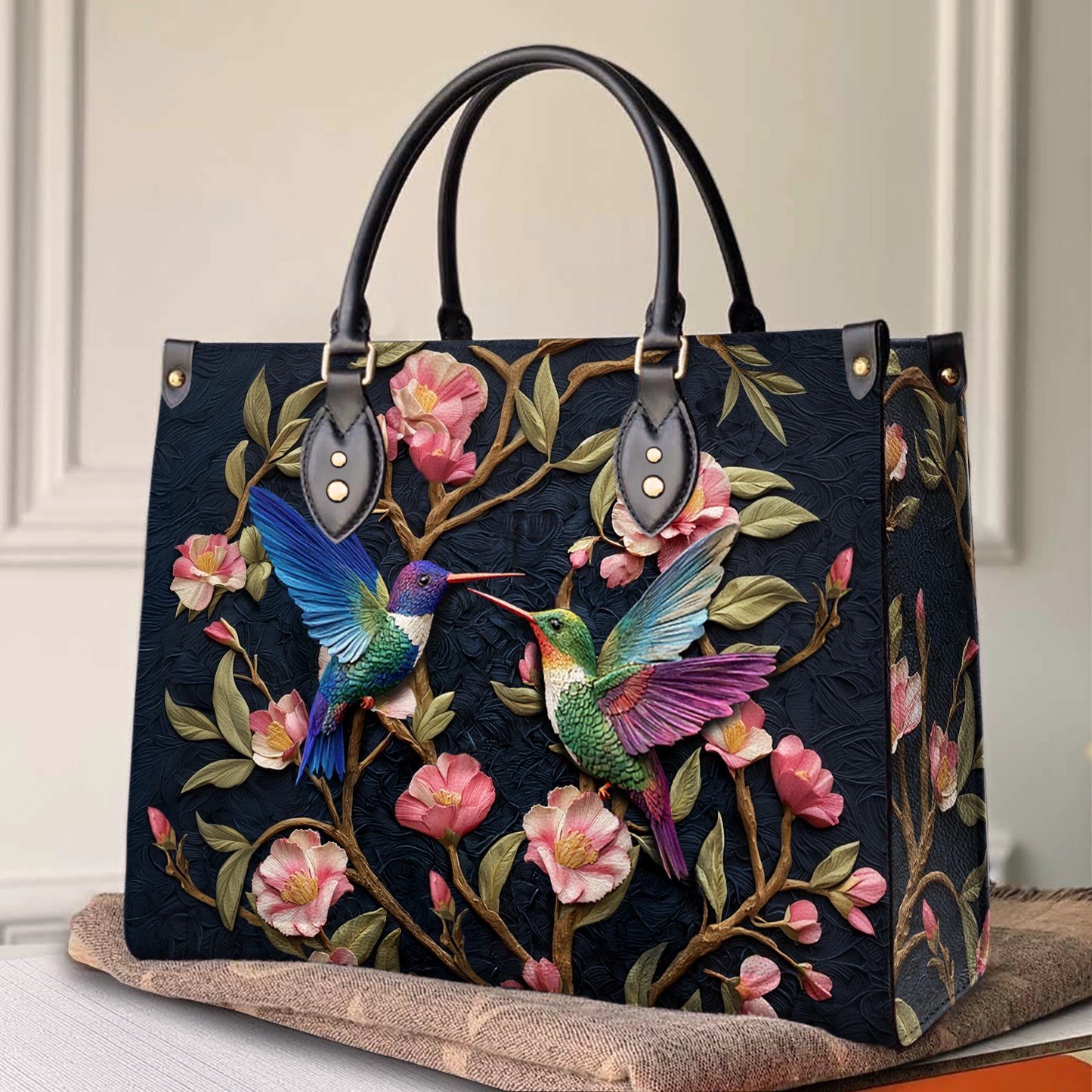 Shineful Leather Bag Velvet Garden