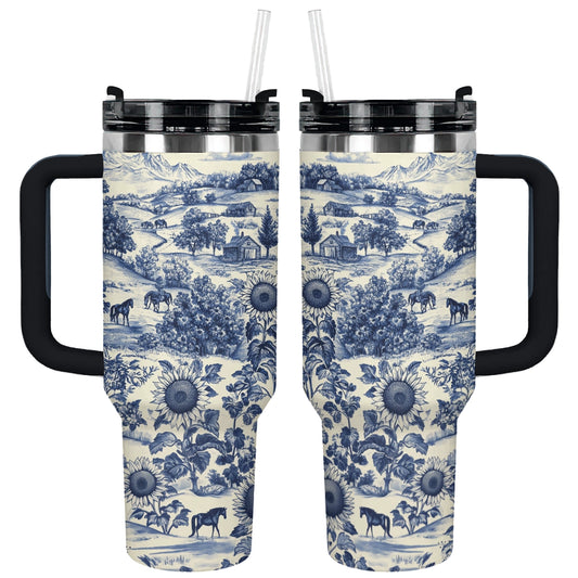 Shineful Tumbler Texas Countryside Bloom