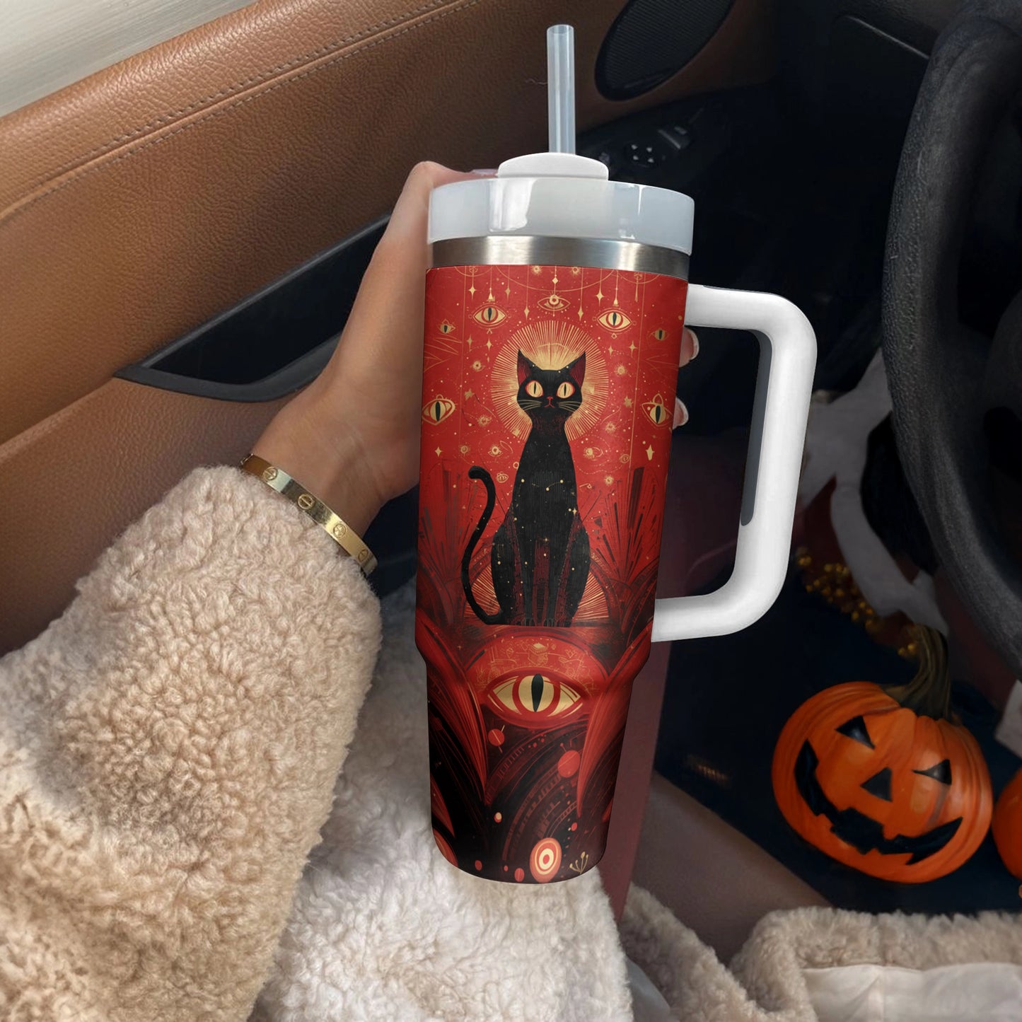 Shineful Tumbler Cat Mystic Gaze
