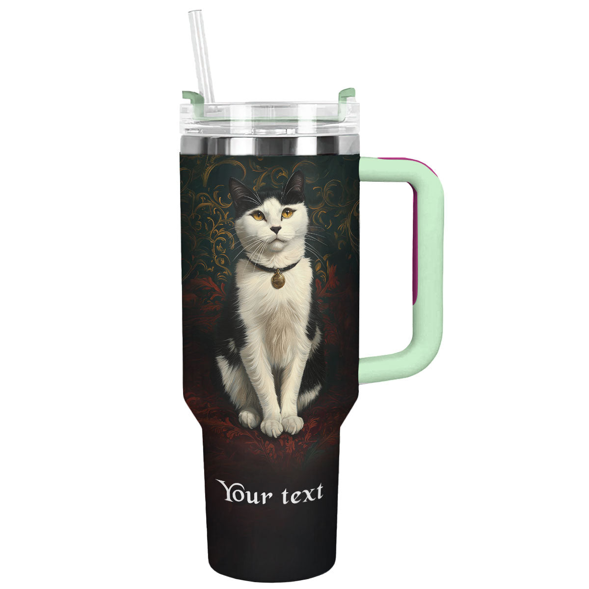 Shineful Tumbler - Personalized Royal Cat