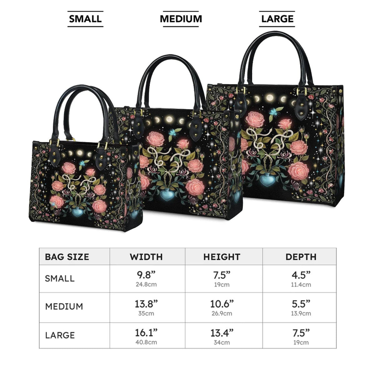 Shineful Leather Bag Lunar Rose Alchemy