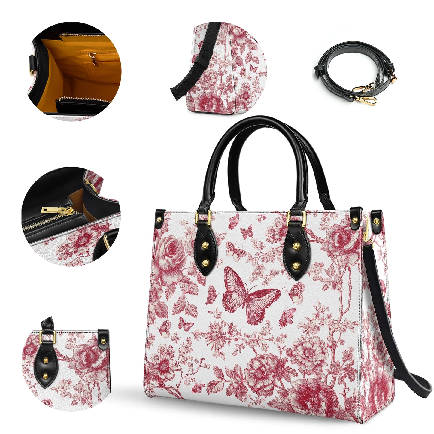 Shineful Leather Bag Butterfly Reverie