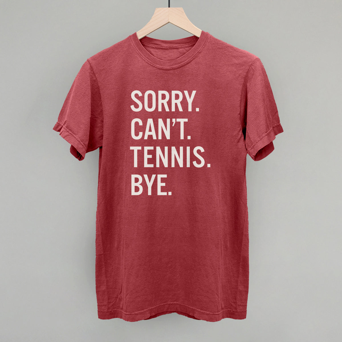 Shineful Fleece Crewneck Sweatshirt Sorry Can't Tennis Bye