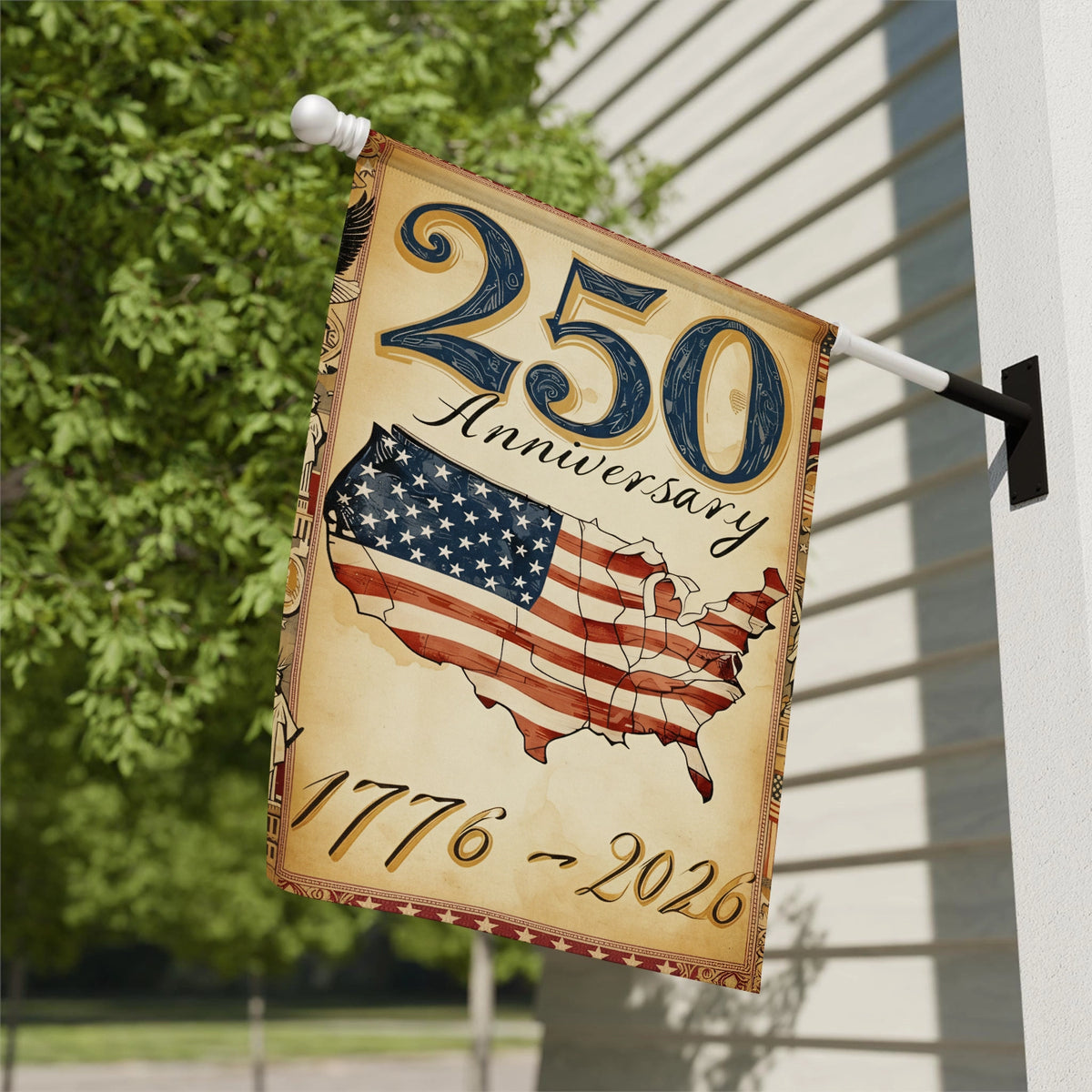 Shineful Bundle Double Flag 250 Years of American Heritage