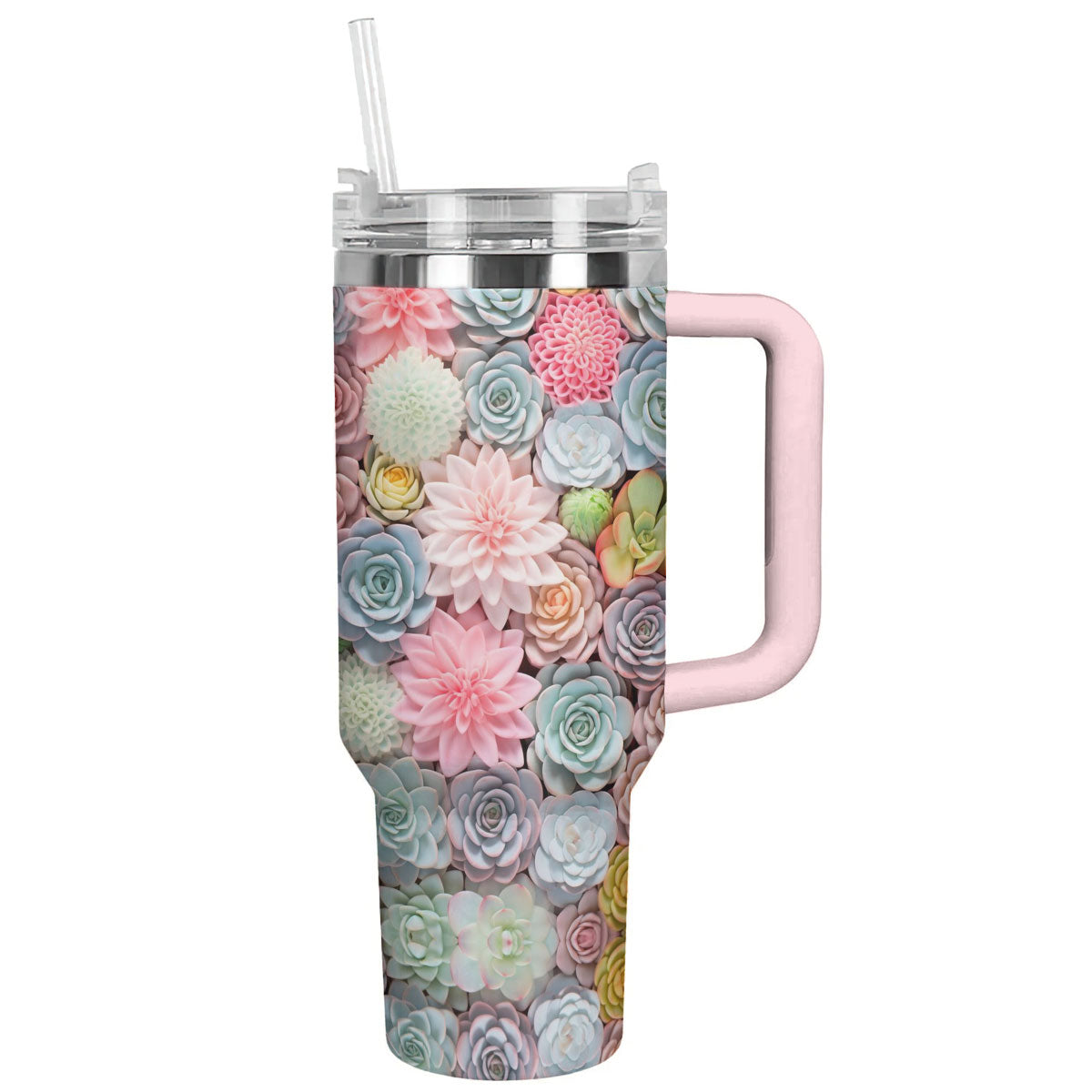 Shineful Tumbler Pretty Succulents Lovely