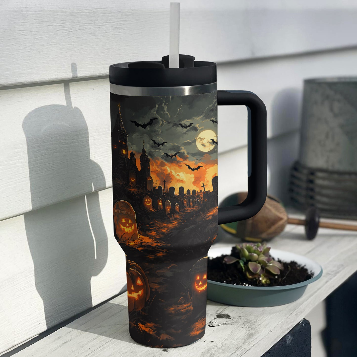Shineful Tumbler Haunted Halloween