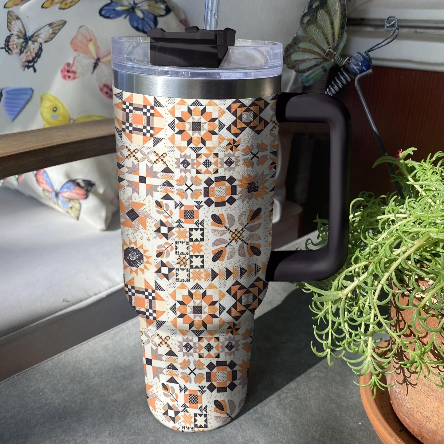 Shineful Tumbler Halloween Patchwork