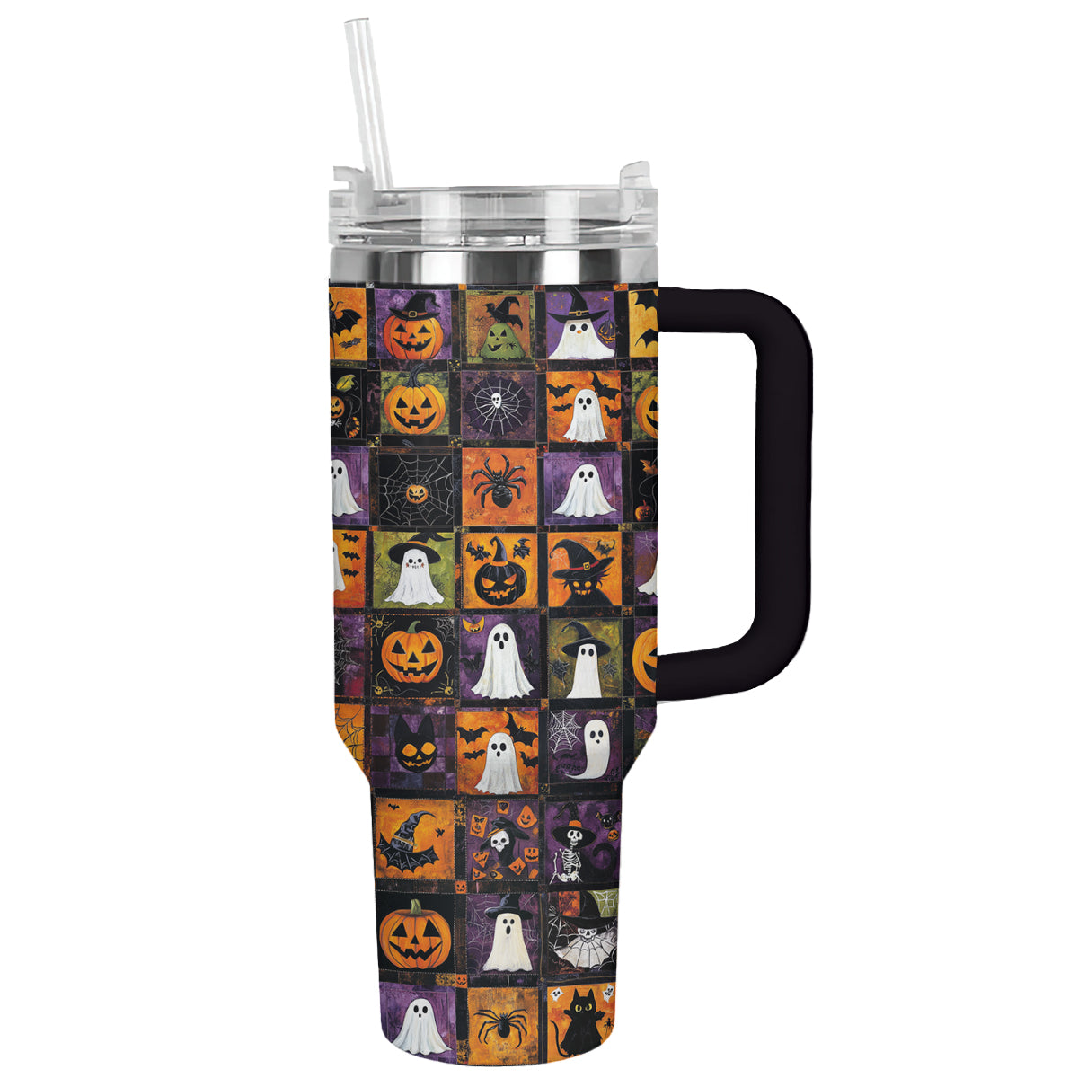 Shineful Tumbler Halloween Patchwork
