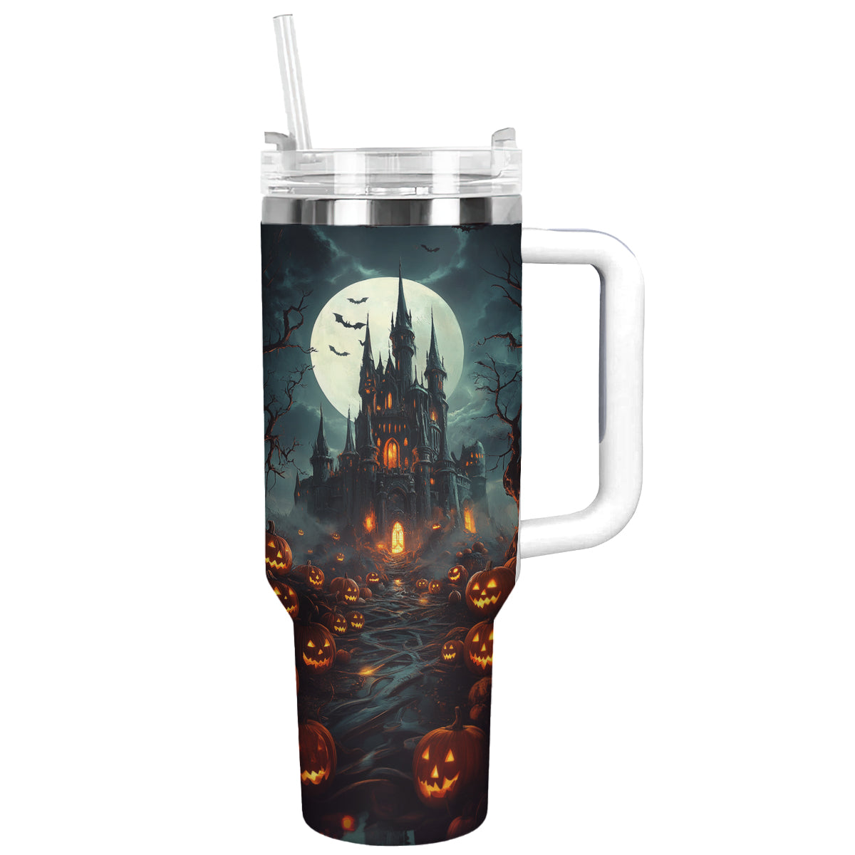 Shineful Tumbler Halloween Haunted Castle