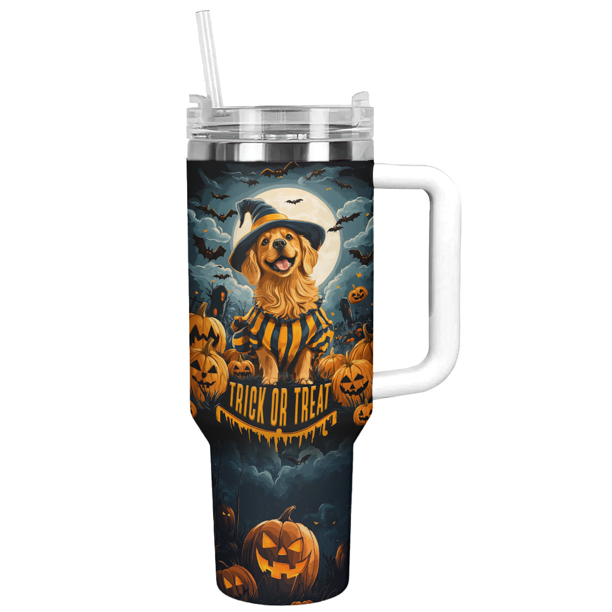 Shineful Tumbler Golden Trick Or Treat