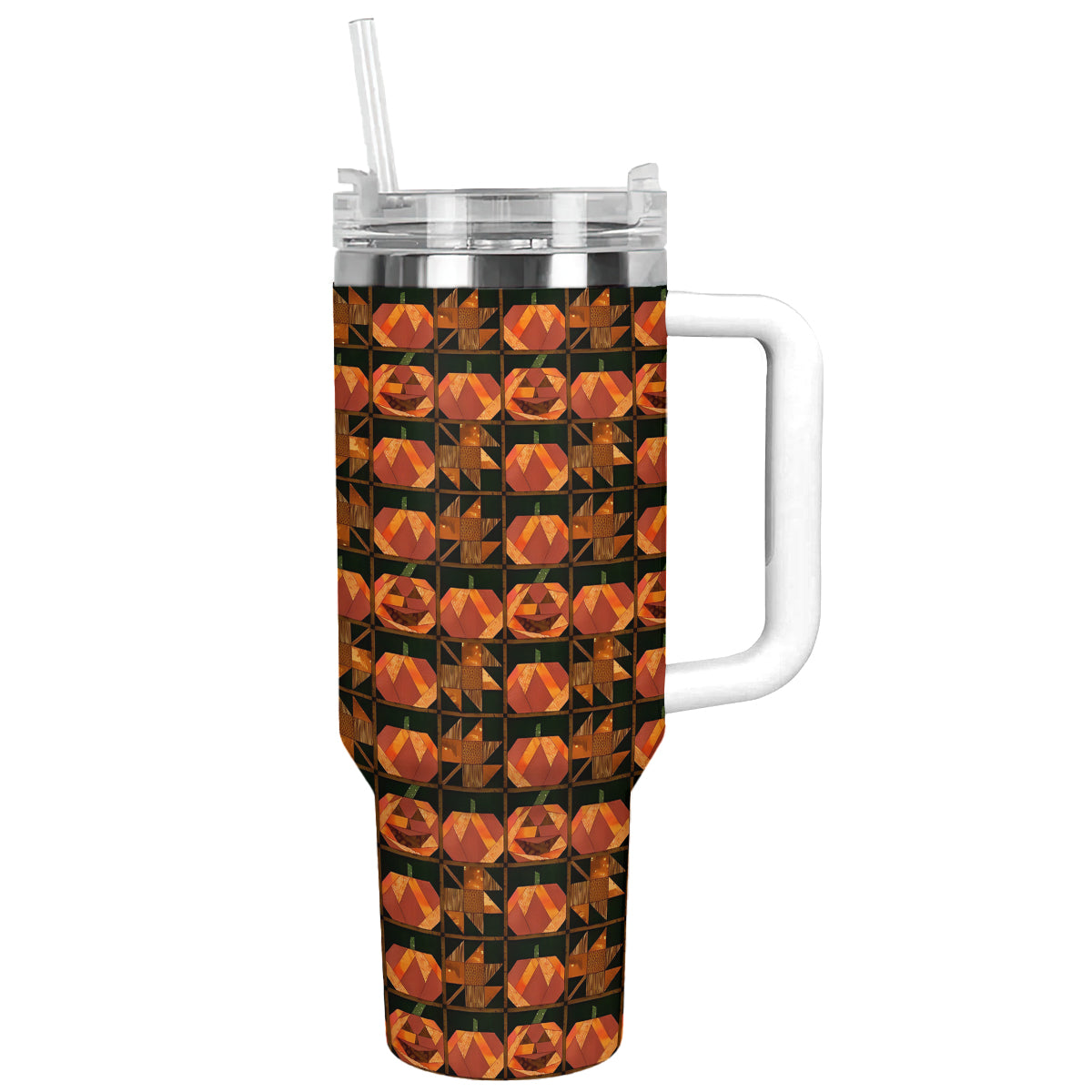 Shineful Tumbler Pumpkin Patchwork