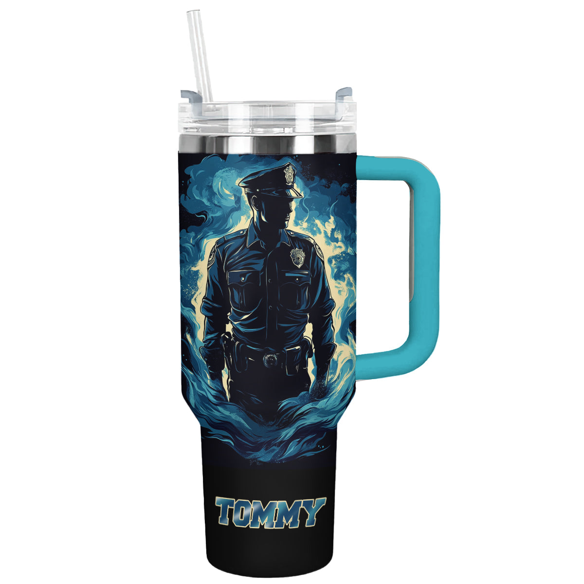 Shineful Tumbler Personalized Police Officer