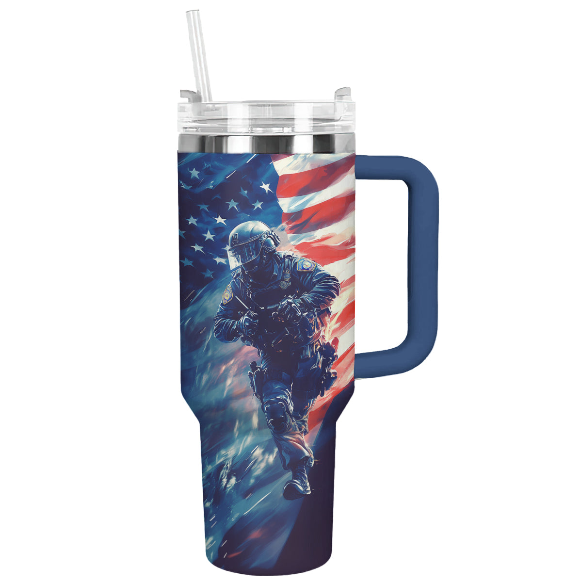 Shineful Tumbler Patriotic SWAT Officer