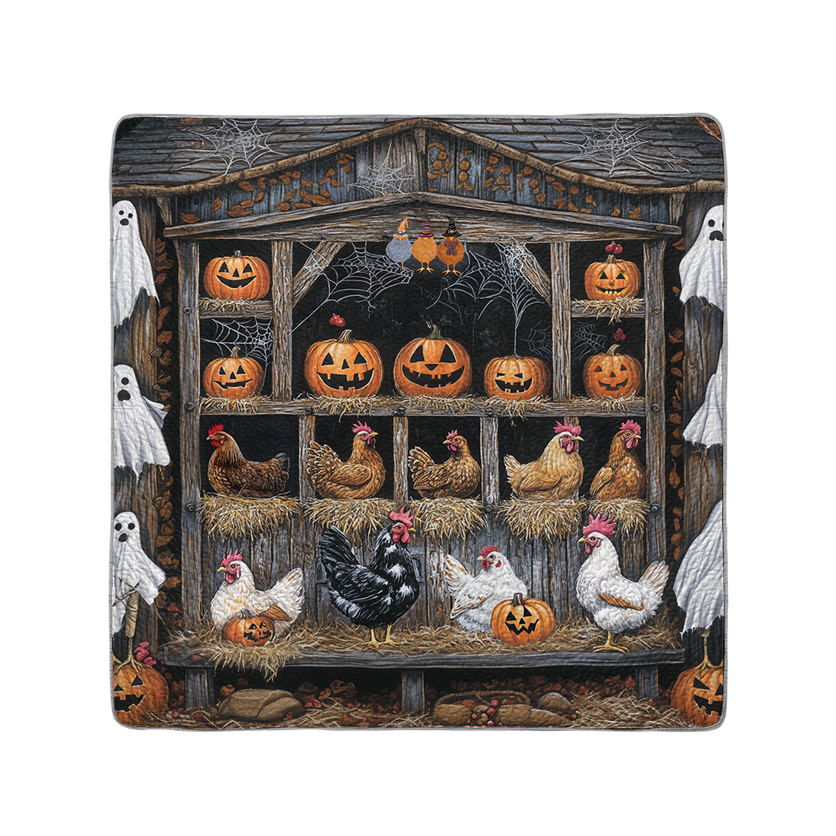 Shineful All Season Quilt 3-Piece Set Wicked Chicken Coop