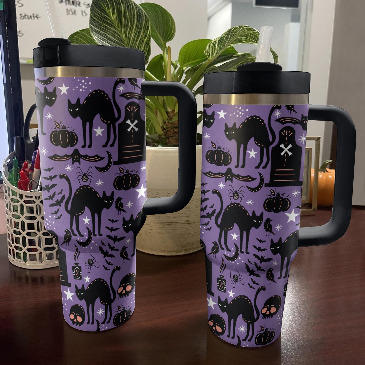 Shineful Tumbler Black Cat Magic