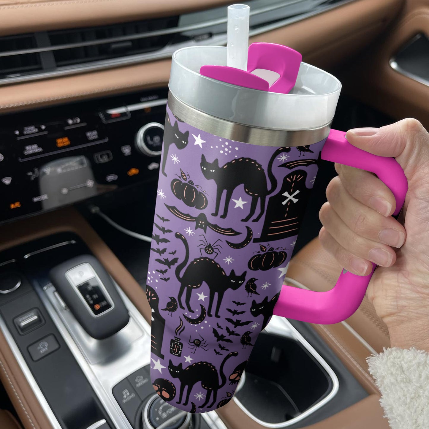 Shineful Tumbler Black Cat Magic